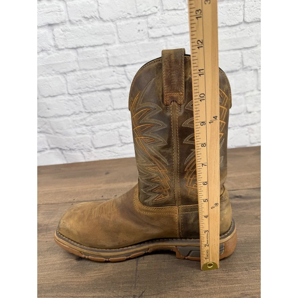 Irish Setter Marshall Wellington Mens 9 D Waterproof Western Work Boots Brown